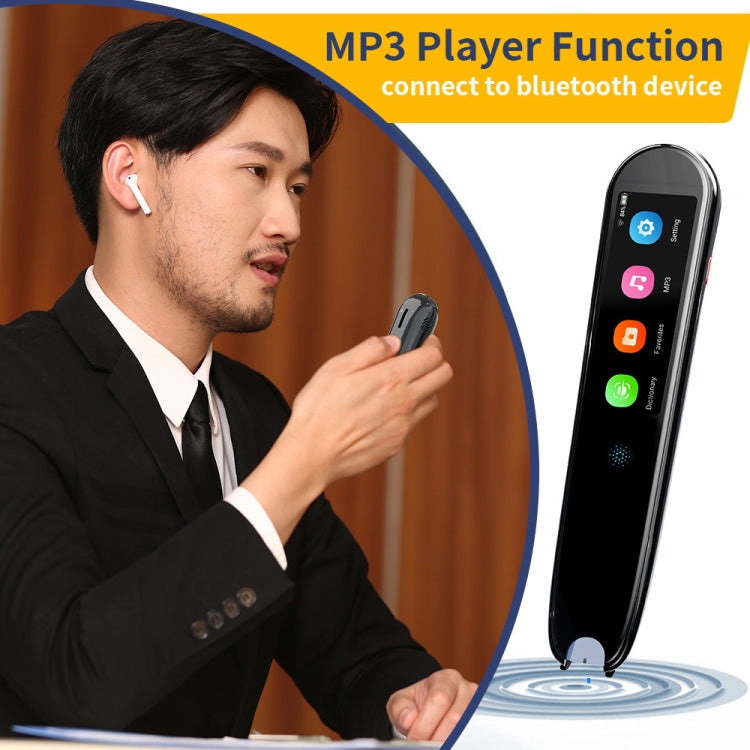X2 International Version Multilingual Translation Pen Offline Learning Scanning Pen 112 Languages(Black)