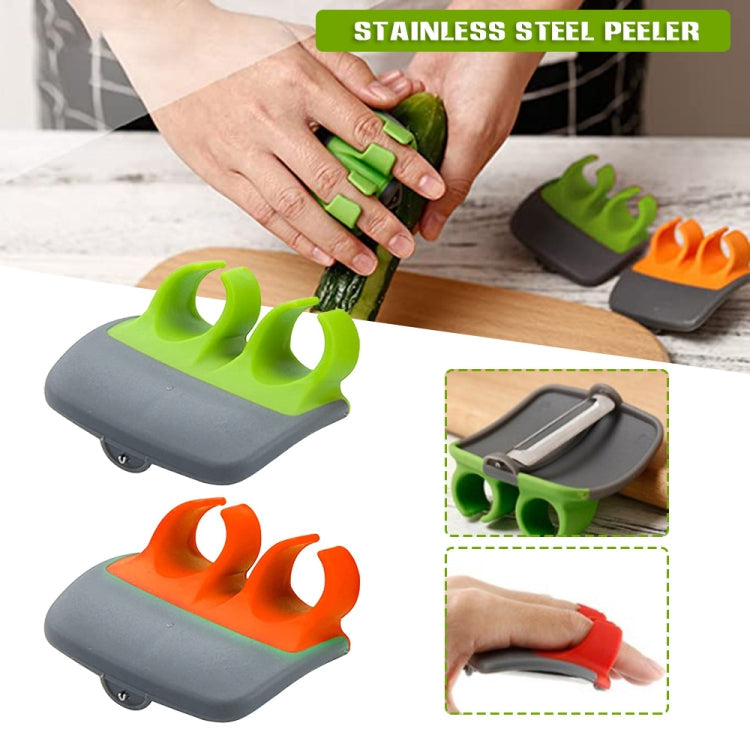 Palm Hand Peeler For Potato, Fruit, Kitchen Vegetable Peeler(Green)