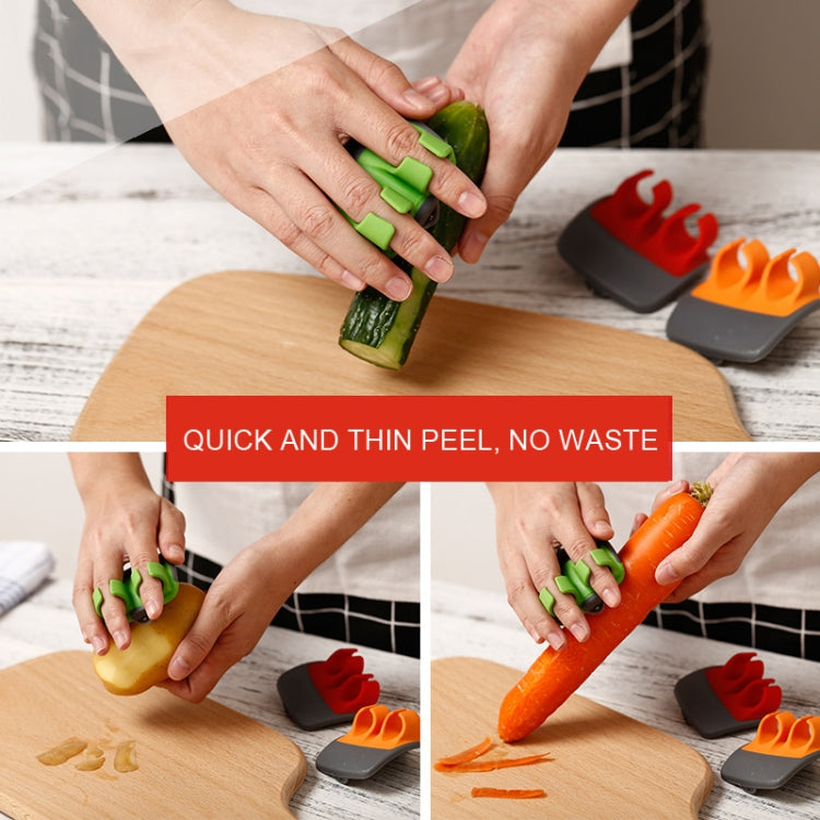 Palm Hand Peeler For Potato, Fruit, Kitchen Vegetable Peeler(Orange)