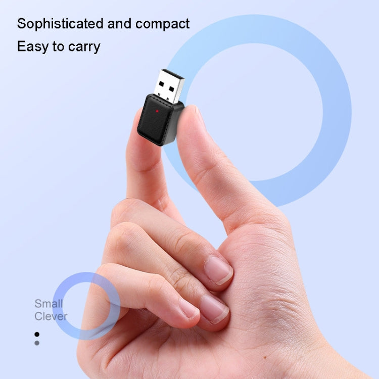 RX-TX-413 USB Bluetooth Receiving Launch 2 In 1 Adapter(White)