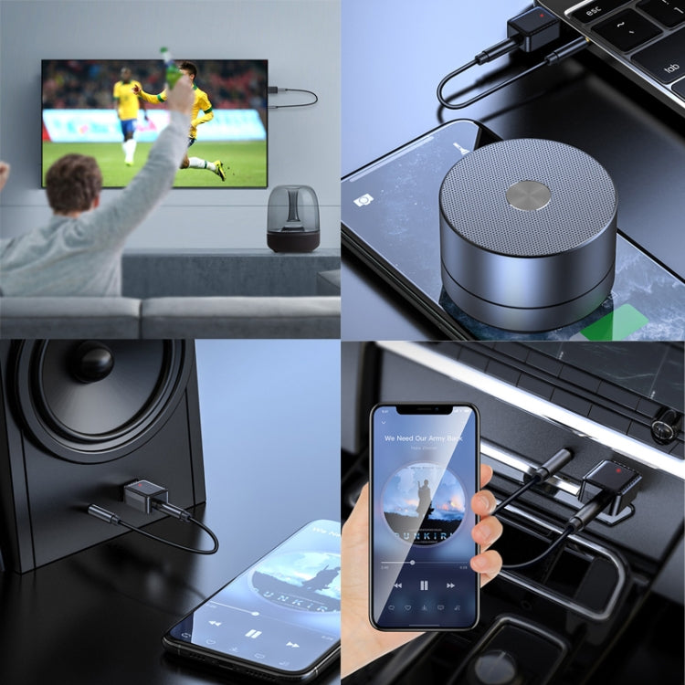 RX-TX-413 USB Bluetooth Receiving Launch 2 In 1 Adapter(White)