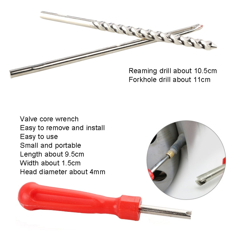 11pcs/set Car Vacuum Tire  Tools Tire  Needle Rubber Strip Tool Set