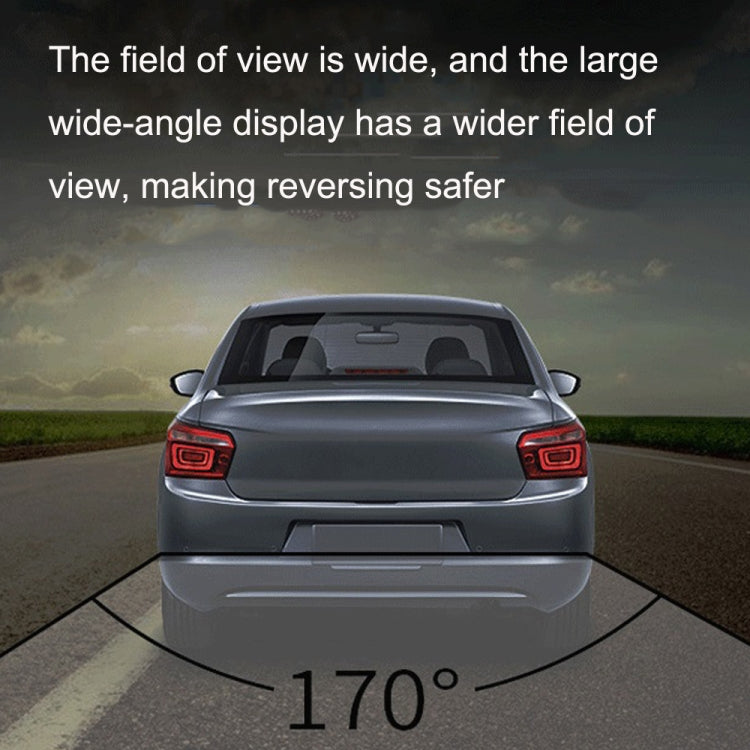 R0003 LED Fill Light External Reversing Video Camera HD  CCD Car Camera 12 Lights Camera(P System)