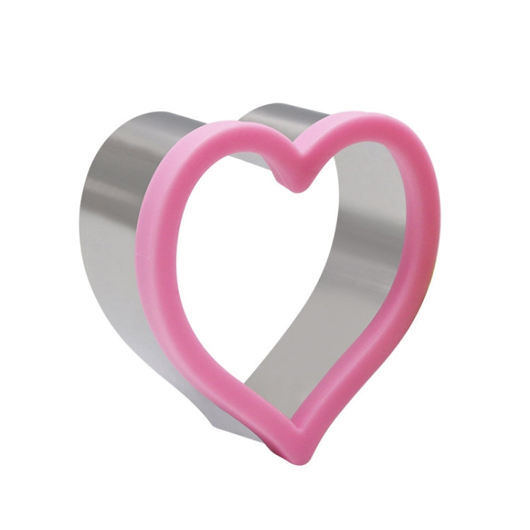 Stainless Steel Sandwiches Bread Cutting Model With Guards Fruits Vegetable Cookie Mould, Size: Large Love(Color Random Delivery)