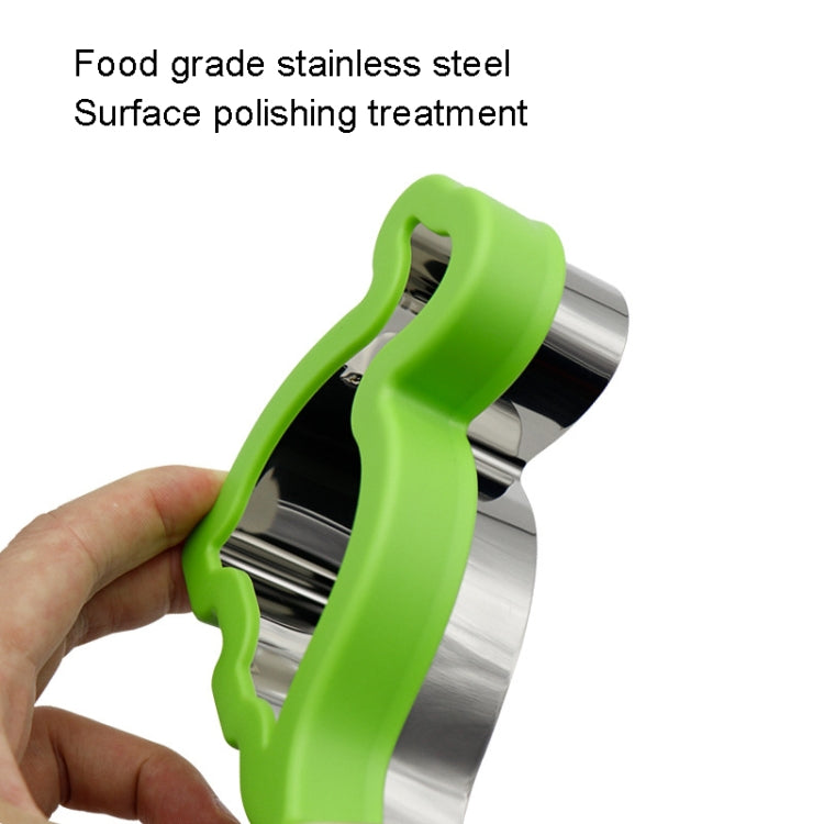 Stainless Steel Sandwiches Bread Cutting Model With Guards Fruits Vegetable Cookie Mould, Size: Large Love(Color Random Delivery)