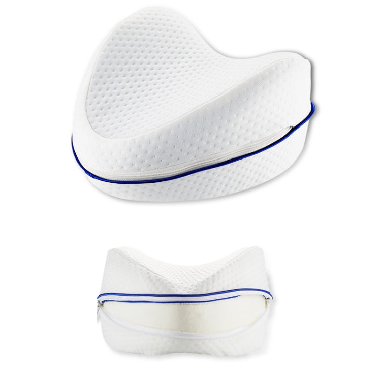Body Memory Cotton Leg Pillow Sleeping Orthopedic Sciatica Back Hip Joint for Pain Relief(White Inner)