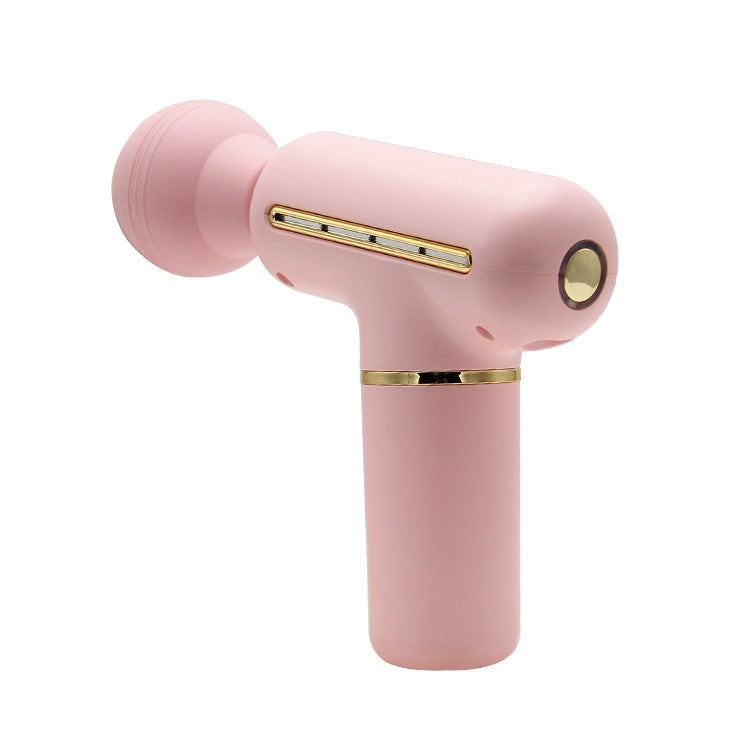 ZD8889 Mini Fascia Device Muscle Relaxation Massage Stick Handheld Vibration Portable Massager Gun(Pink)