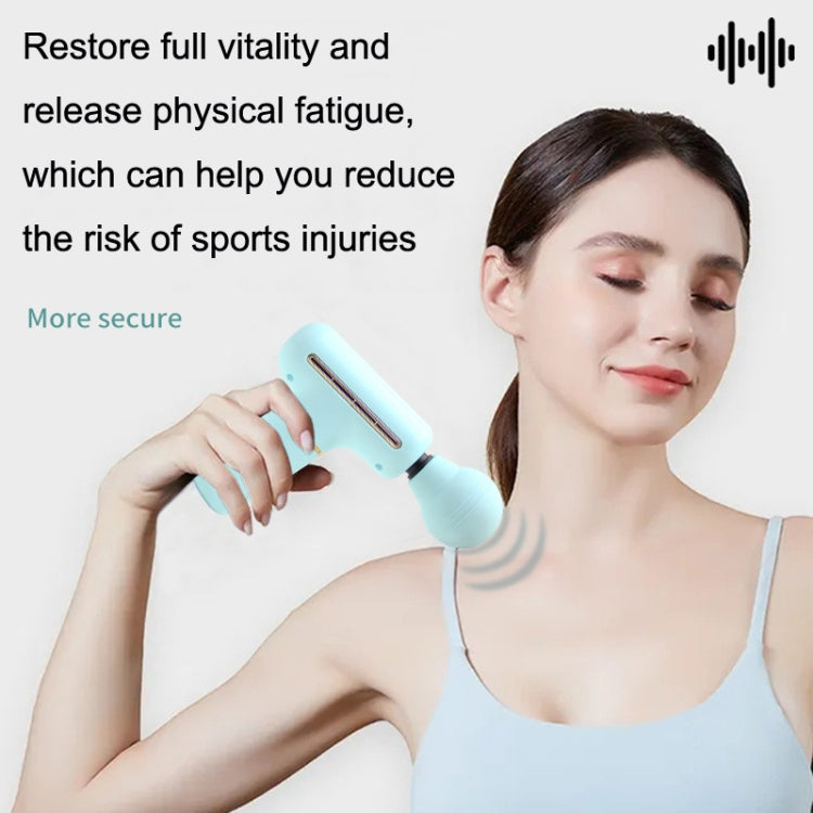 ZD8889 Mini Fascia Device Muscle Relaxation Massage Stick Handheld Vibration Portable Massager Gun(Pink)