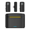 J20 One-two Wireless Lavalier Microphone Audio Video Recording ,Spec:, 8 Pin Interface