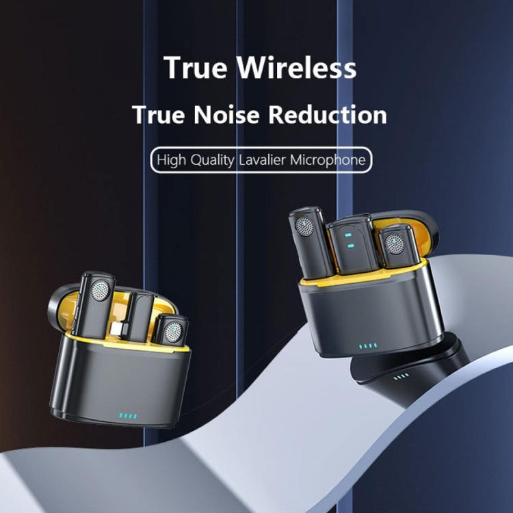 J20 One-two Wireless Lavalier Microphone Audio Video Recording ,Spec:, 8 Pin Interface