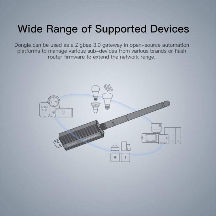Sonoff  ZBDongle-E ZigBee 3.0 USB Gateway Smart Home ZigBee Bridge