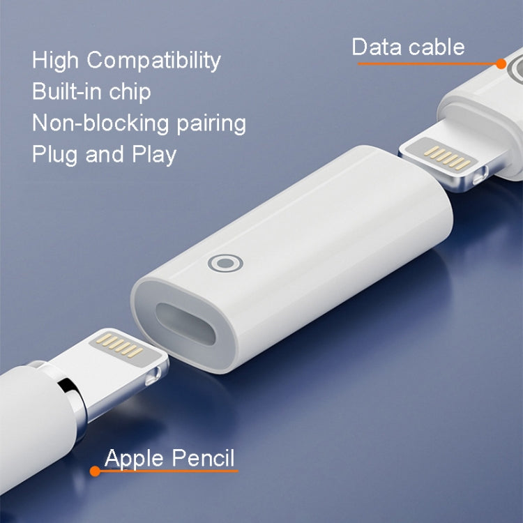 For Apple Pencil 1/2 Charging Adapter Stylus Charging Converter, Interface form: 8Pin Female To Female