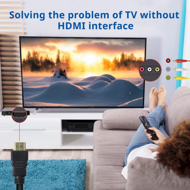 HDMI To AV/3RCA TV Audio Video Cable(1.5m)