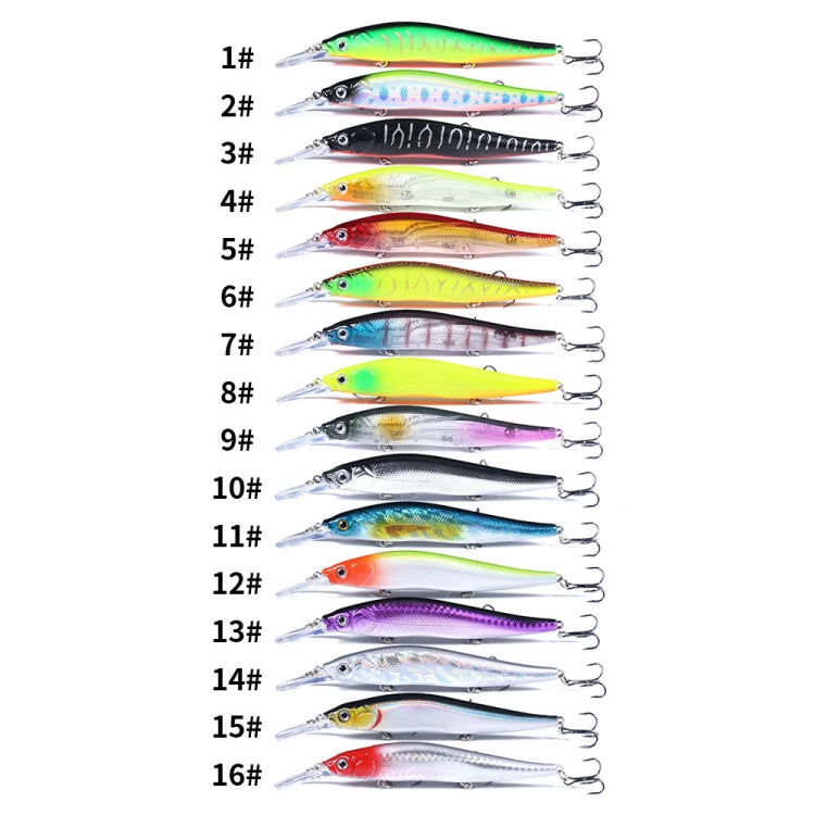 HENGJIA MI135 13.5cm 15.6g Sea Fishing Long-casting Floating Minnow Bionic Lures, MI135 (10), MI135 (11), MI135 (1), MI135 (12), MI135 (2), MI135 (13), MI135 (3), MI135 (14), MI135 (4), MI135 (15), MI135 (5), MI135 (16), MI135 (6), MI135 (7), MI135 (8)...