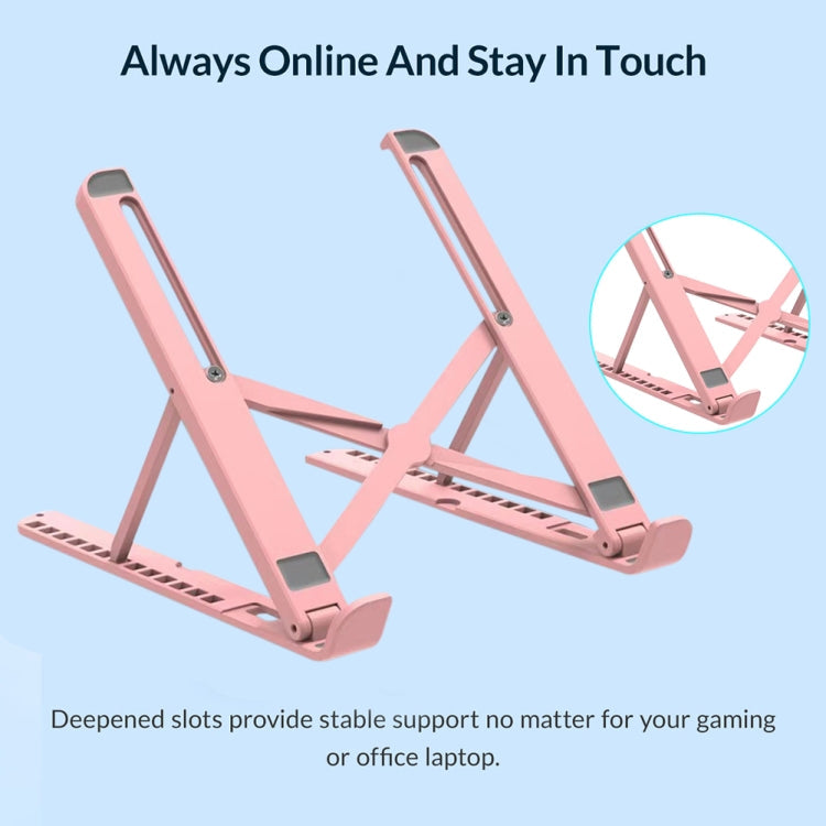 2 In 1 Laptop Mobile Phone Stand Heightening Cooling Stand(Black)