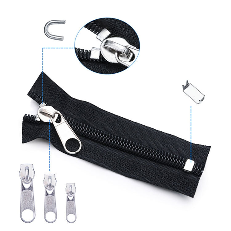 197pcs Zinc Alloy Painted Nylon Zipper Puller Set For Clothing Tent Install