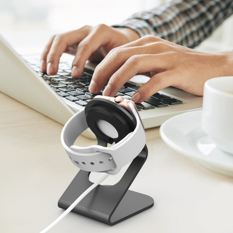 AhaStyle ST03 For Apple Watch Series Aluminum Alloy Stand Base(Black)