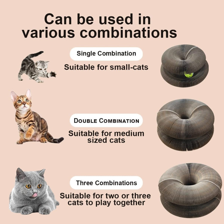 LM1012 Organ Cat Scratching Board Cat Toys With Bell, Organ Shape