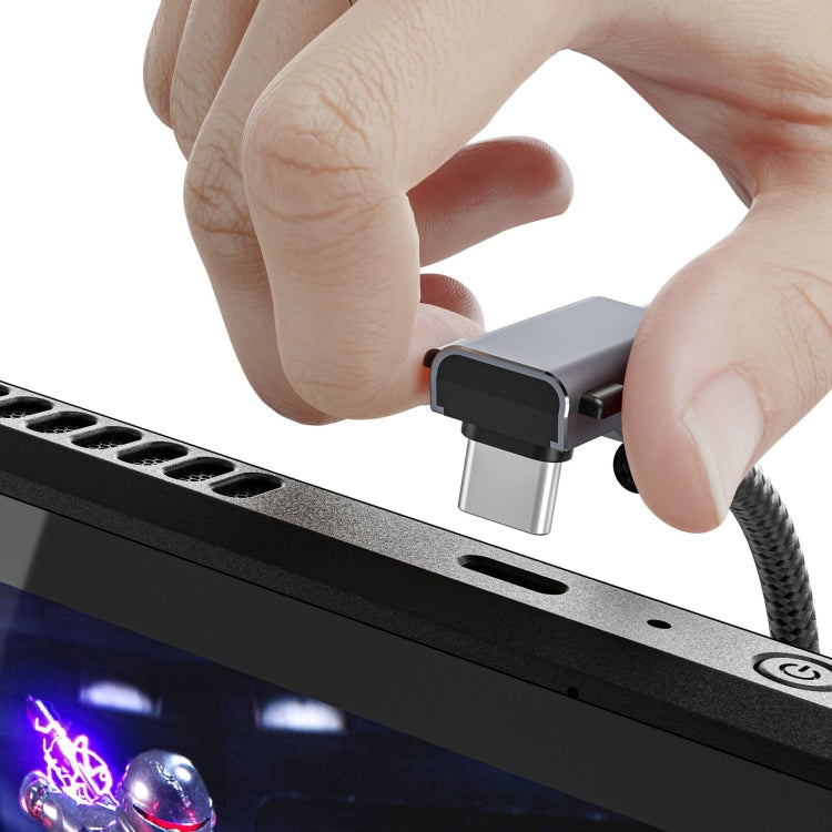 For Steam Deck HDMI+RJ45+2 USB 3.0 +USB-C/Type-C 3.0+USB-C PD 100W  6-In-1 Base Docking Station Bracket