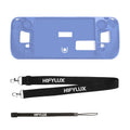 For Steam Deck Hifylux ST-PF14 Game Console Silicone Case Anti-scratch Non-slip Handheld Case Lanyard, Silicone Case Black, Silicone Case Blue, Silicone Case Red, Silicone Case Orange