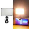 ST-120C Mobile Phone Tablet Clip Fill Light Selfie Live Camera Portable Camera Lighting(Black)