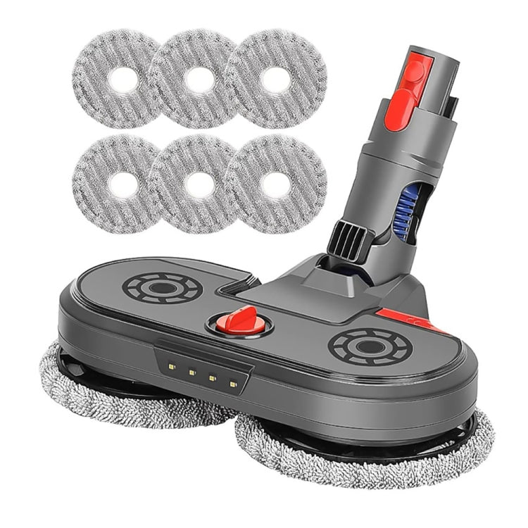 For Dyson V15  Vacuum Cleaner Electric Mopping Head Integrated Water Tank With 6pcs Rag