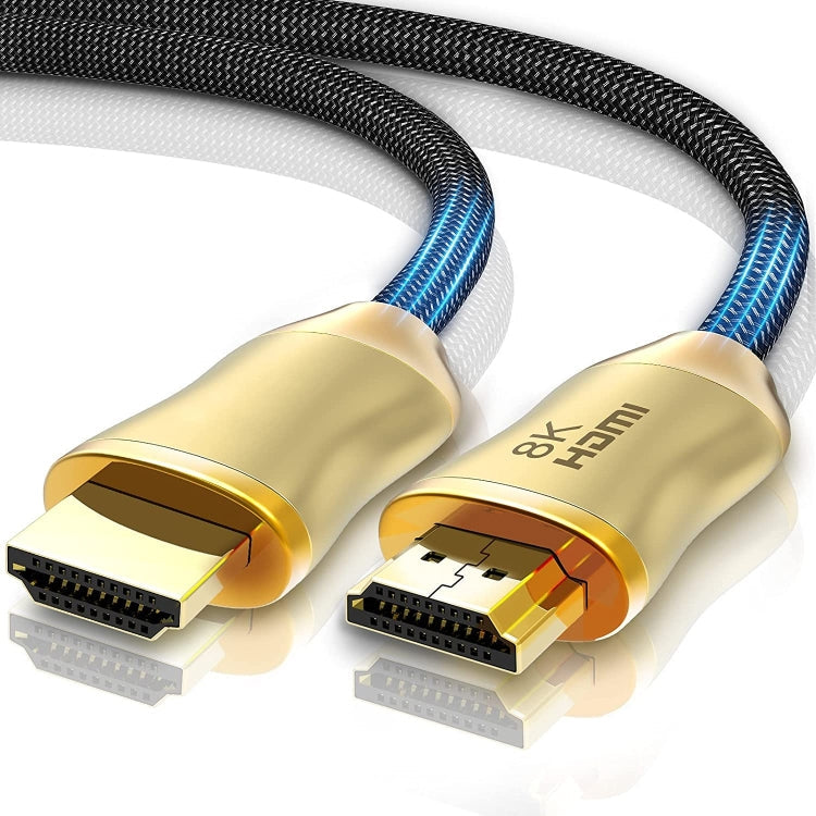 CO-HD801 2m HDMI 2.1 Version 8K 60Hz For PS4 Cable Projector Notebook Set-Top Box Cable(Gold)