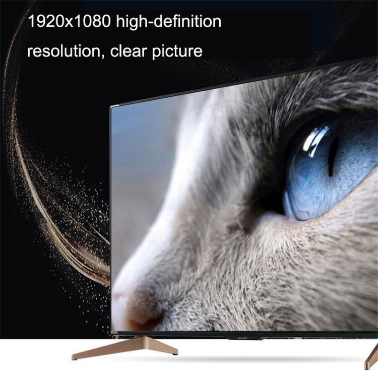 HD55Y VGA To HDMI Adapter Cable VGA? To HD 1080P Converter With Power Supply(Black)