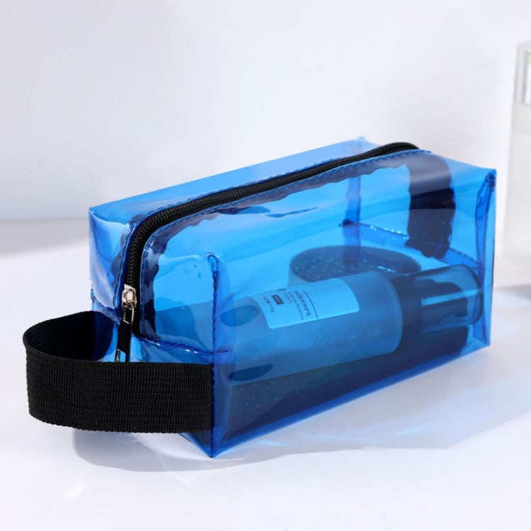 Handbag PVC Dazzling Waterproof Cosmetic Bag Toiletry Bag(Purple)