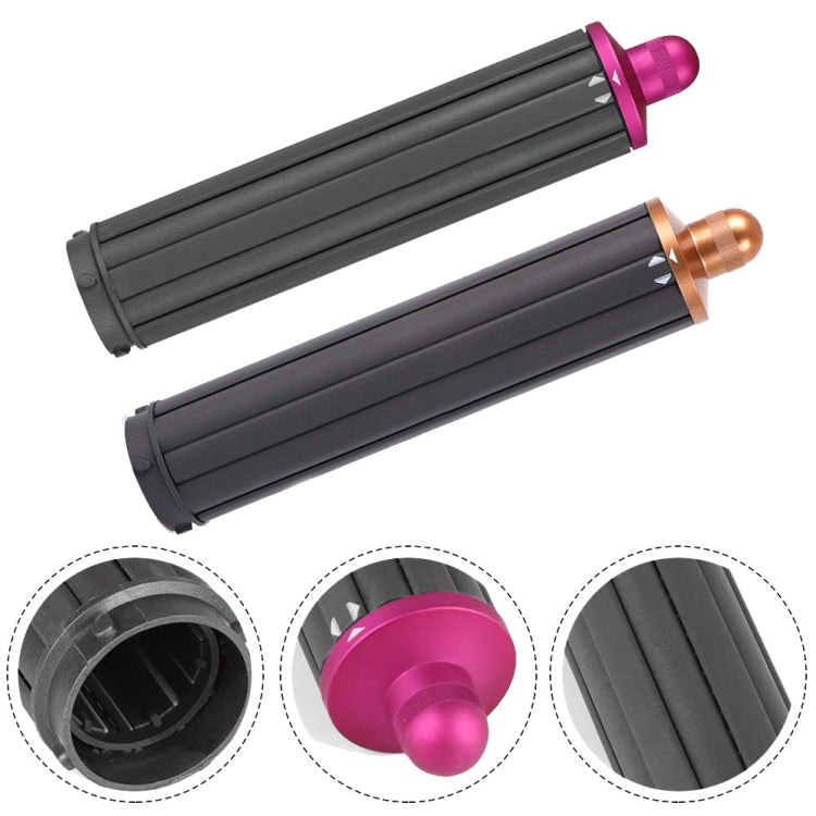 For Dyson Airwrap Hair Dryer i.d. / HS01 / HS05 / HD08 18.6 x 4cm Upgraded Long Curling Barrels Nozzle With Long Adapter Golden, 18.6cm 40mm Rose Red, 18.6cm 40mm  Golden, 18.6cm 40mm Short Adapter Golden, 18.6cm 40mm Short Adapter Rose Red            ...