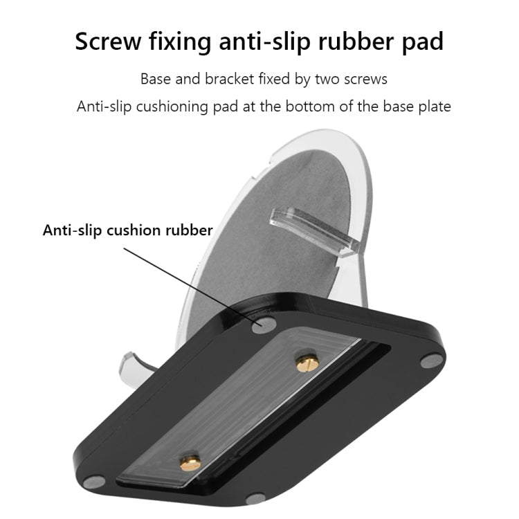 For B&O Beoplay A1 / Beosound A1 2nd Speaker Acrylic Desktop Stand Holder(Black)