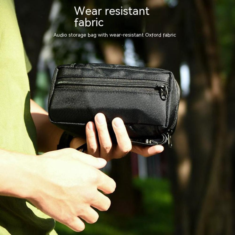 For MARSHALL Emberton 1/2  Bluetooth Speaker Bag Storage Case Protective Box(Black)