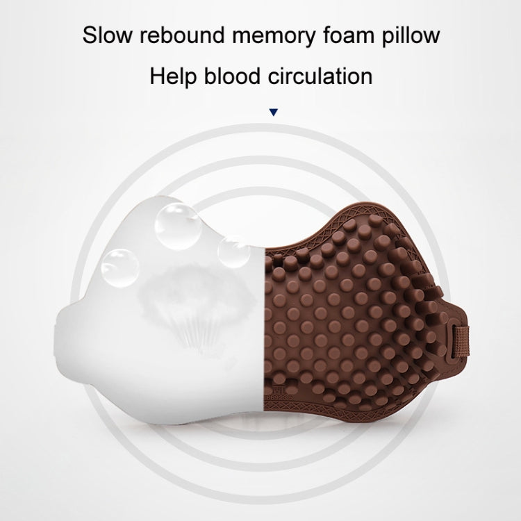 Silicone Car Seat Cushion Summer Breathable Cool Pad, Color: Lumbar Cushion Coffee
