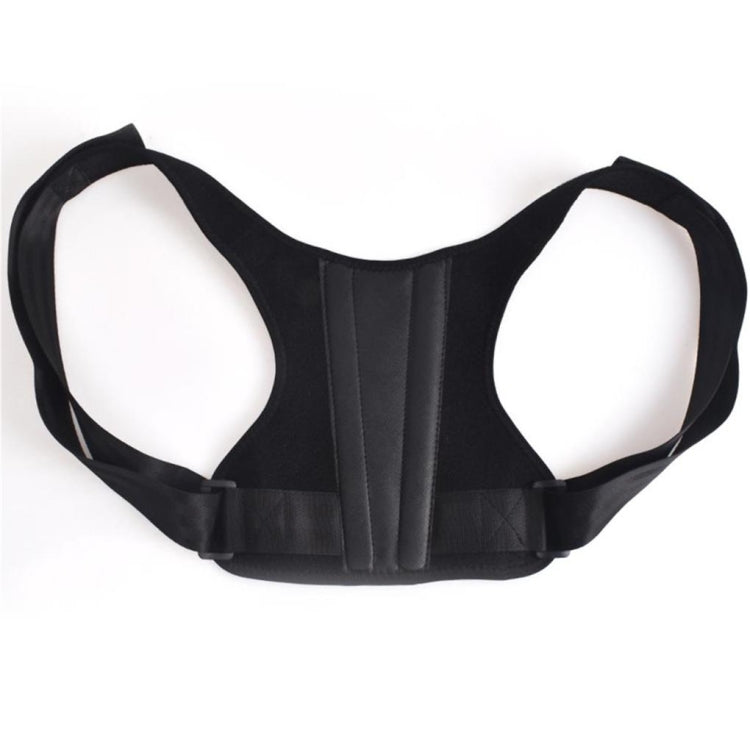 Adjustable Back Posture Corrector with Back Support Bar for Women and Men Free Size(Black)