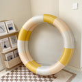 Baby Swimming Round Pool Summer Kids Water Toys Inflatable Bath Tub, Size: NO.90(Yellow Striped)
