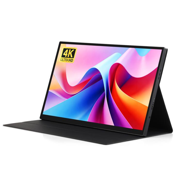 Luckfox 14-Inch 4K Portable Touchscreen Monitor With Magnetic Protective Case 3840x2160 HDR IPS Display, Full Lamination, 10-Point Capacitive Touch, EU Plug, US Plug, UK Plug