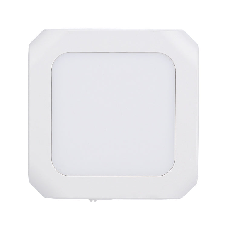 0.6W Stepless Dimming Induction Night Light Square Light Guide Plate Baby Night Light(EU PLug)