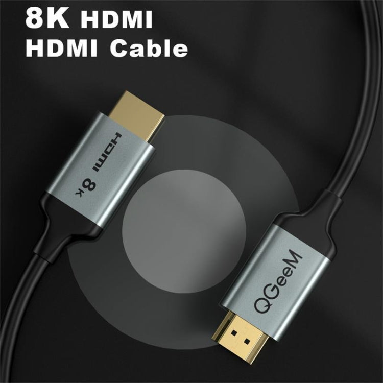 QGeeM QG-AV17 HDMI To HDMI Connection Cable Support 8K&60Hz 1m Length