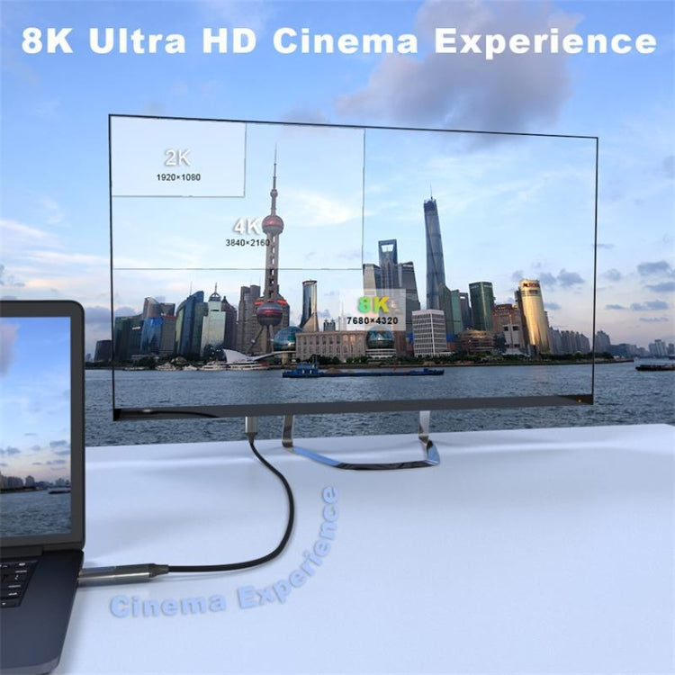 QGeeM QG-AV17 HDMI To HDMI Connection Cable Support 8K&60Hz 1m Length