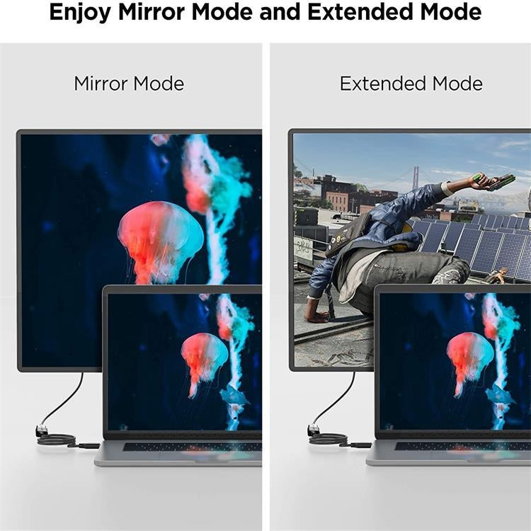 QGeeM QG-HD19 4K HDMI 2.0 Extension Cable Supports 3D, HD, 2160p, Compatible With Roku Fire Stick 3m Length