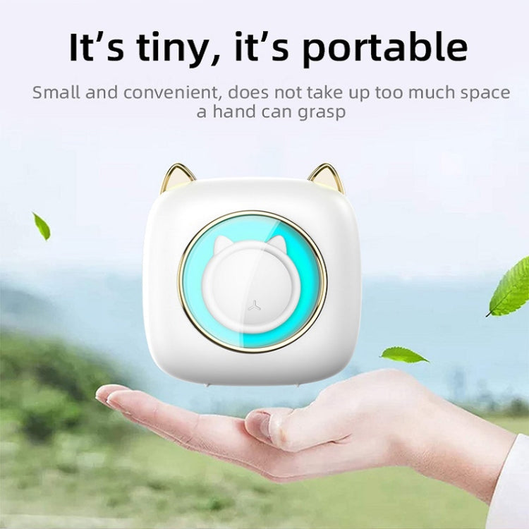 C23 Seven Colors Atmosphere Breathing Light Wireless Thermal Printer, Color: Blue+3 Rolls Color Paper