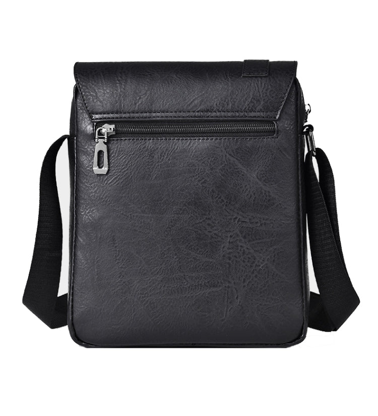 WEIXIER D266 Retro Crossbody Large Capacity Messenger Bag Shoulder Bag Tot Backpack(Dark Brown)