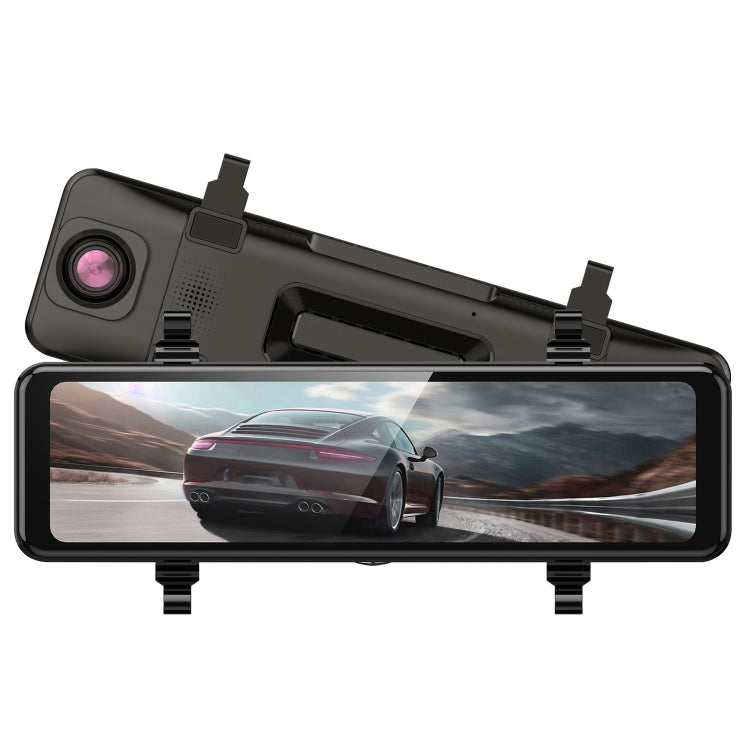 Anytek Q8 4K HD Large Screen Car Recorder Double Record Reversing Image Rear View Mirror  Recorder