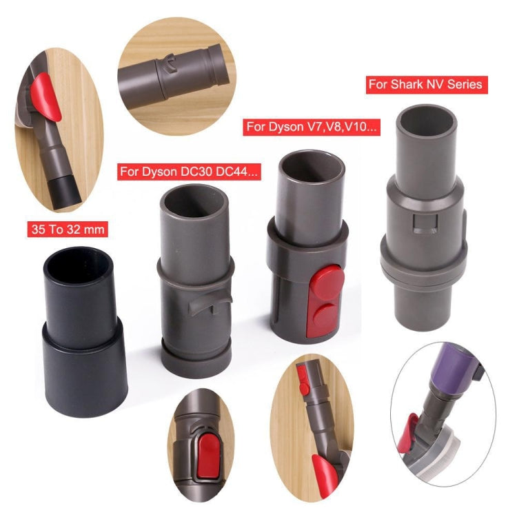 For Dyson V6 V7 V8 V9 Meile Vacuum Cleaner Pet Hair Removal Brush, Spec: With 35-32mm Adapter