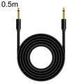 0.5m JINGHUA 6.5mm Audio Cable Male to Male Microphone Instrument Tuning Cable