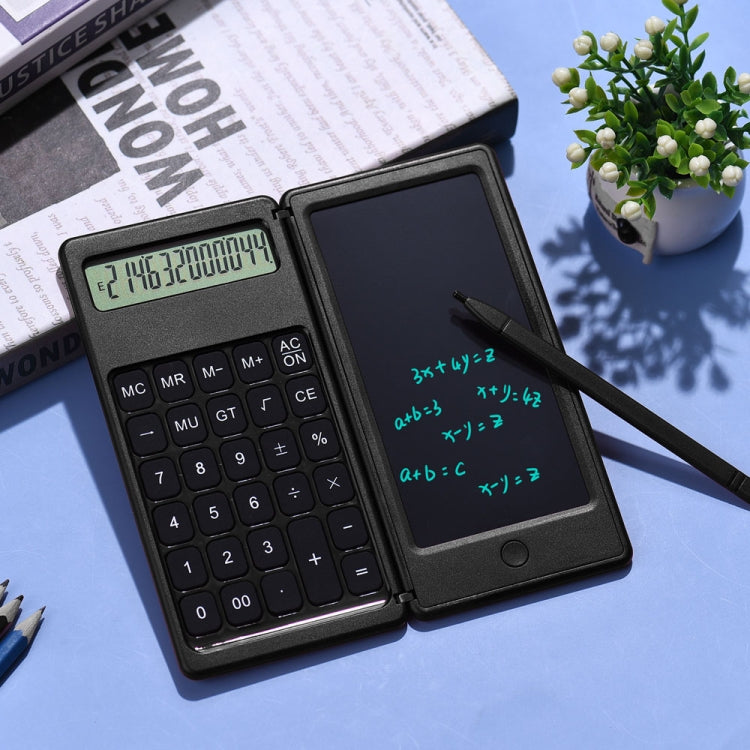 Function Model 6 inch Learning Business Office Portable Foldable LCD Writing Board Calculator
