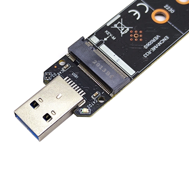 ENCNVME-R33  USB 3.2 Gen 2 10Gbps To NVMe M.2 SSD Adapter RTL9210 Chips For M Key M2 NVMe, ENCNVME-R33