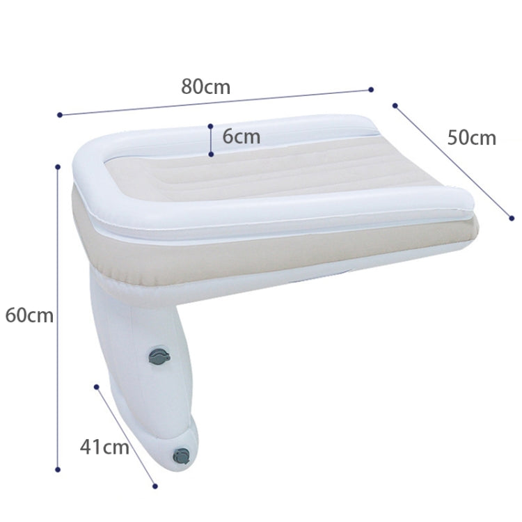 Outdoor Travel Baby Inflatable Bed Children Car Rear Folding Bed Aircraft Inflatable Mattress, Color: Gray???