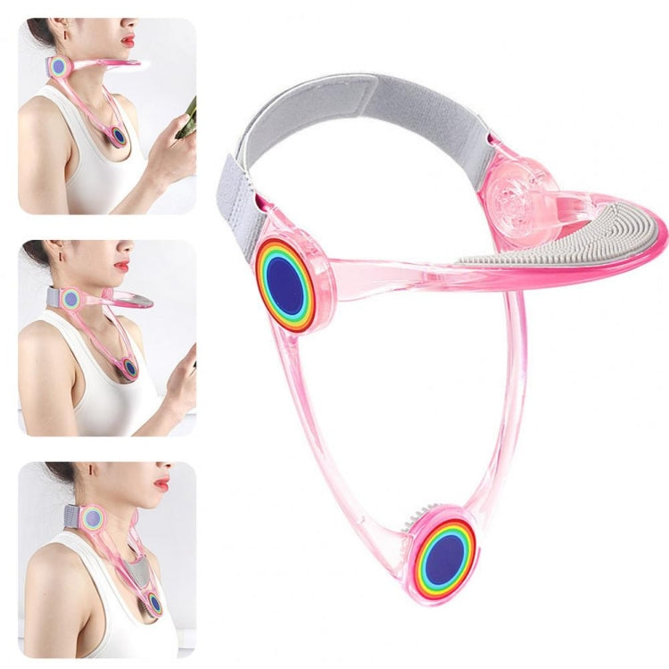 Adult Adjustable Neck Brace Household Cervical Spine Correction Protector(Transparent)