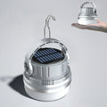 M10 Solar Tent Light With Portable Power Supply Handheld Camping Light Outdoor Vintage Mood Lights(Gray)